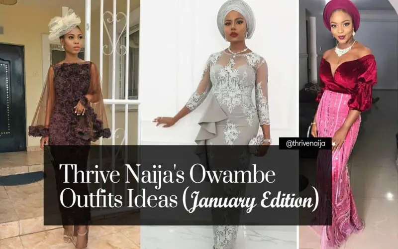 owambe outfit ideas thrivenaija january edition