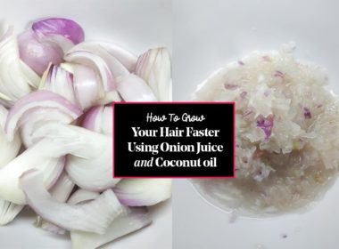 diy onion coconut oil mixture for hair growth