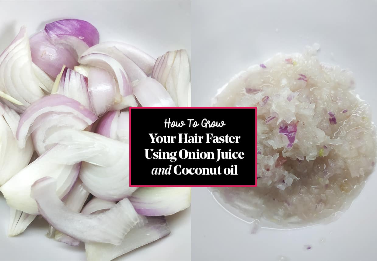 How To Grow Your Hair Faster Using Onion Juice and Coconut Oil | ThriveNaija