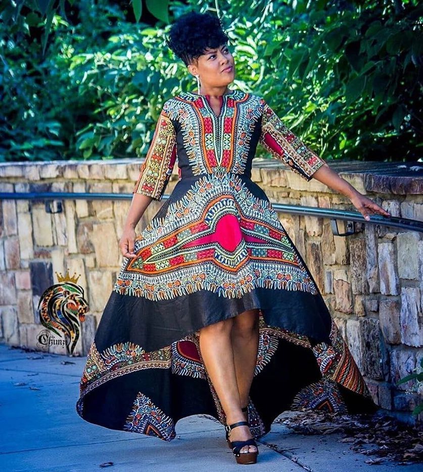 ankara kimono