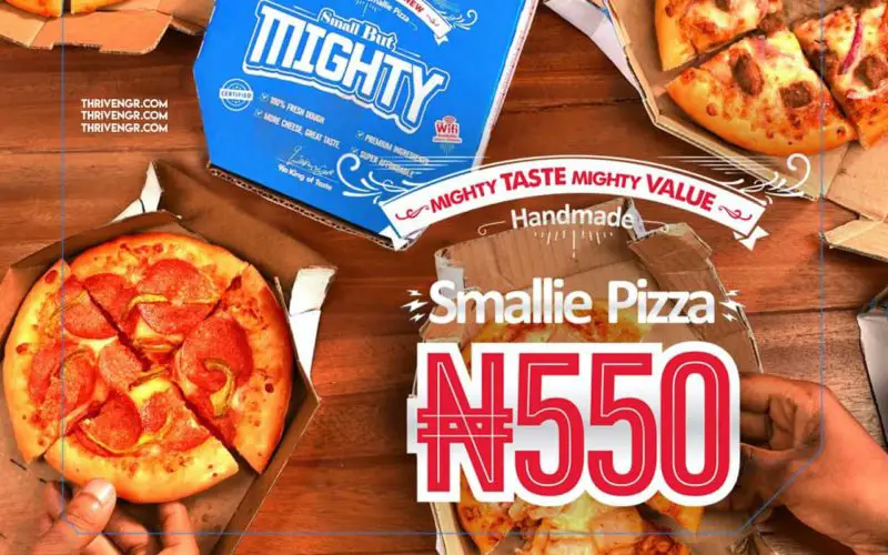 dominos smallie pizza launch