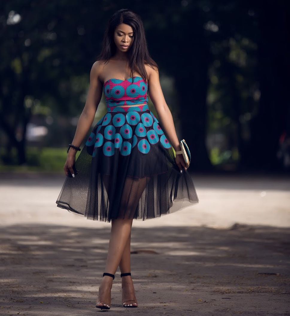 short ankara gown styles ideas