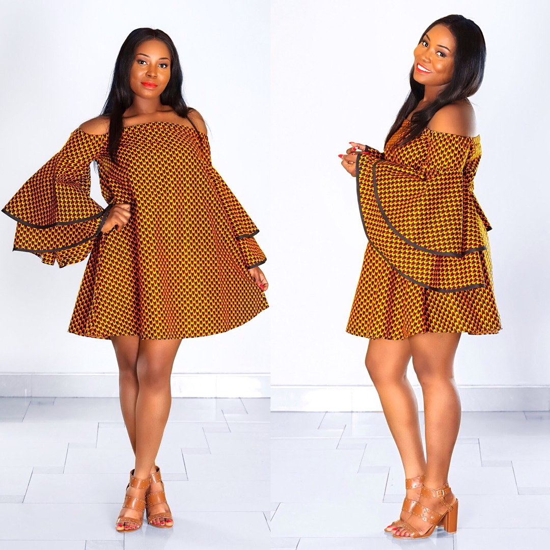 short ankara gown styles ideas