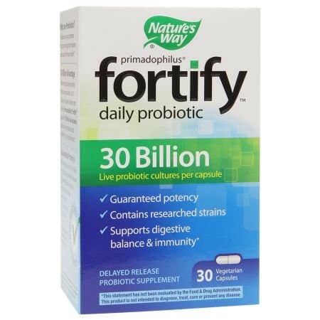 Nature's Way Primadophilus Fortify Daily Probiotic 30 Billion