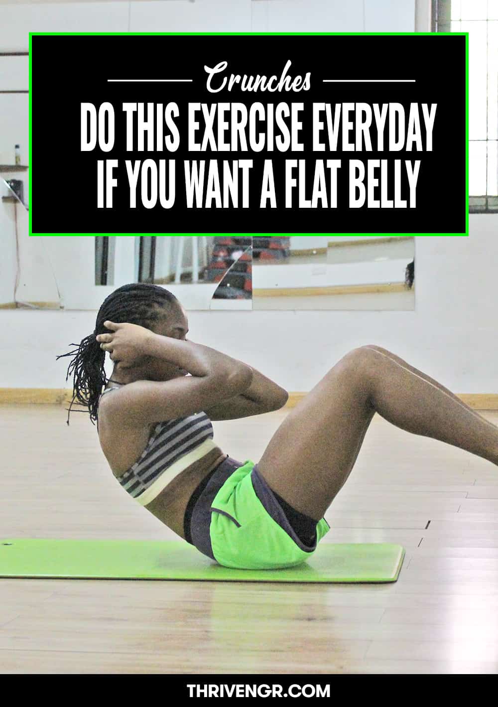 crunches for flat belly