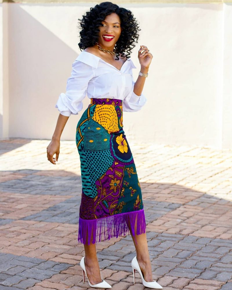 40 Latest Ankara Skirt Styles You Should Check Out | ThriveNaija