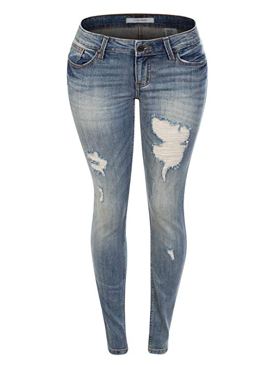 Instar Mode Women's Sexy Stylish Flare Bell Bottom Slim Bootcut Jean