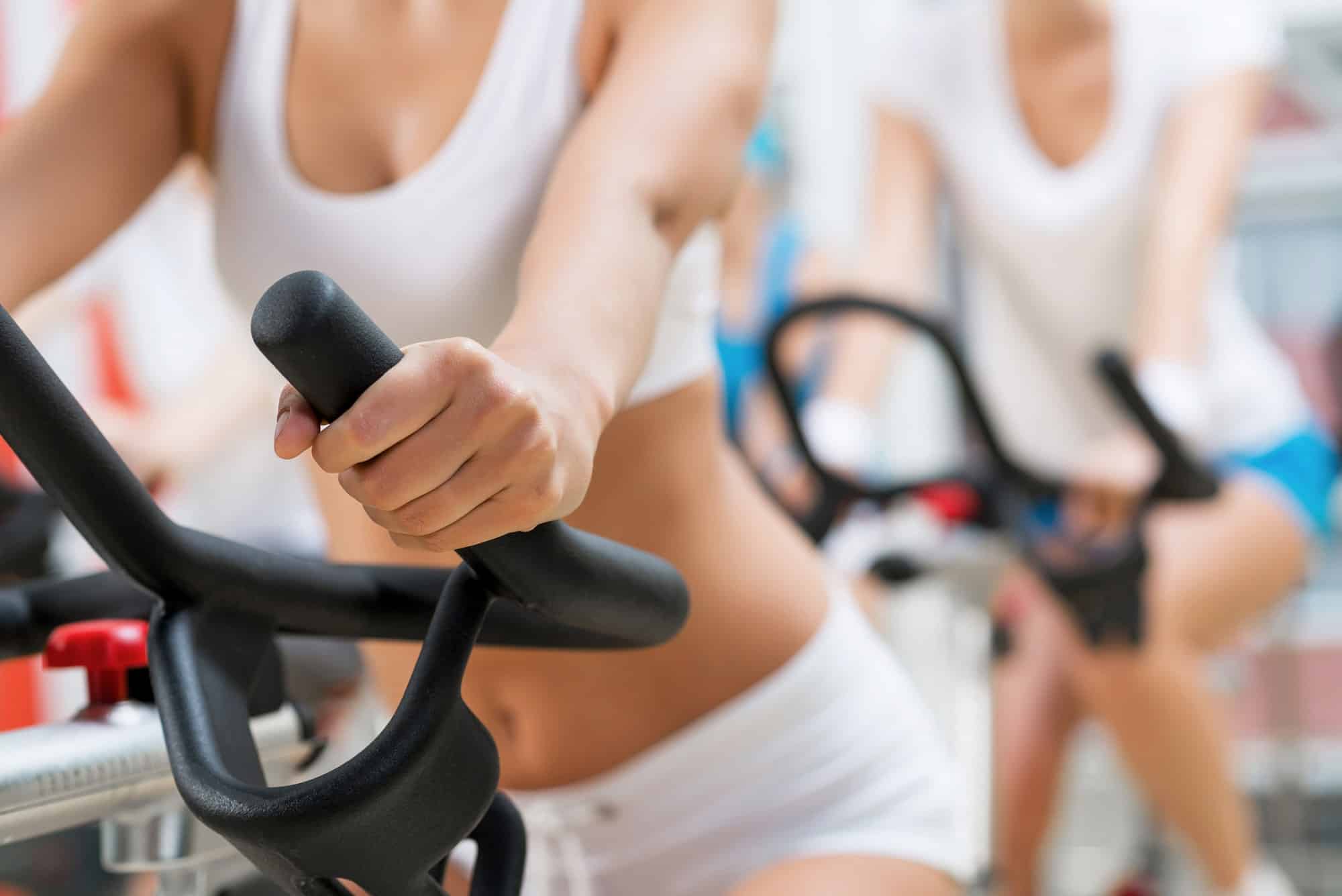 Cycling workout for flat belly