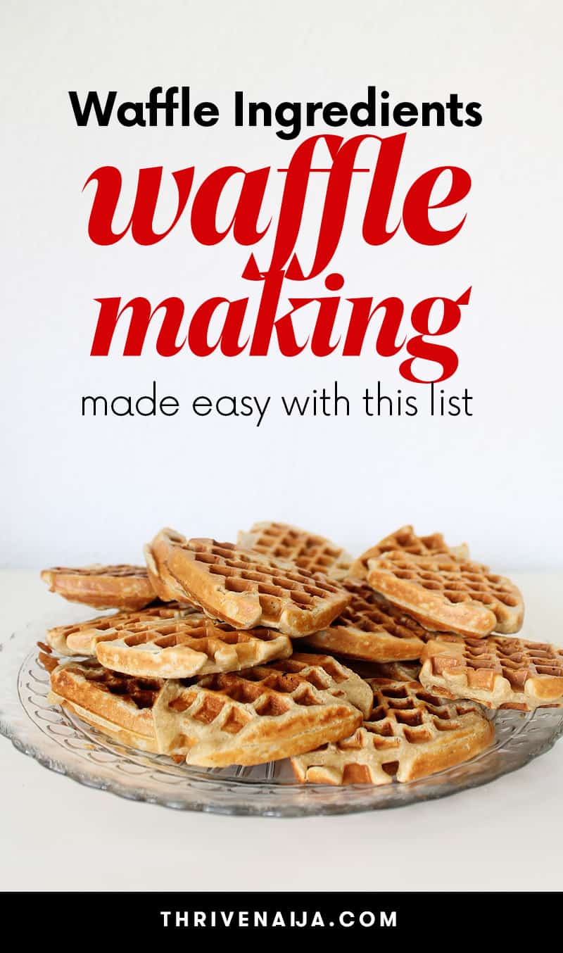 waffle ingridients