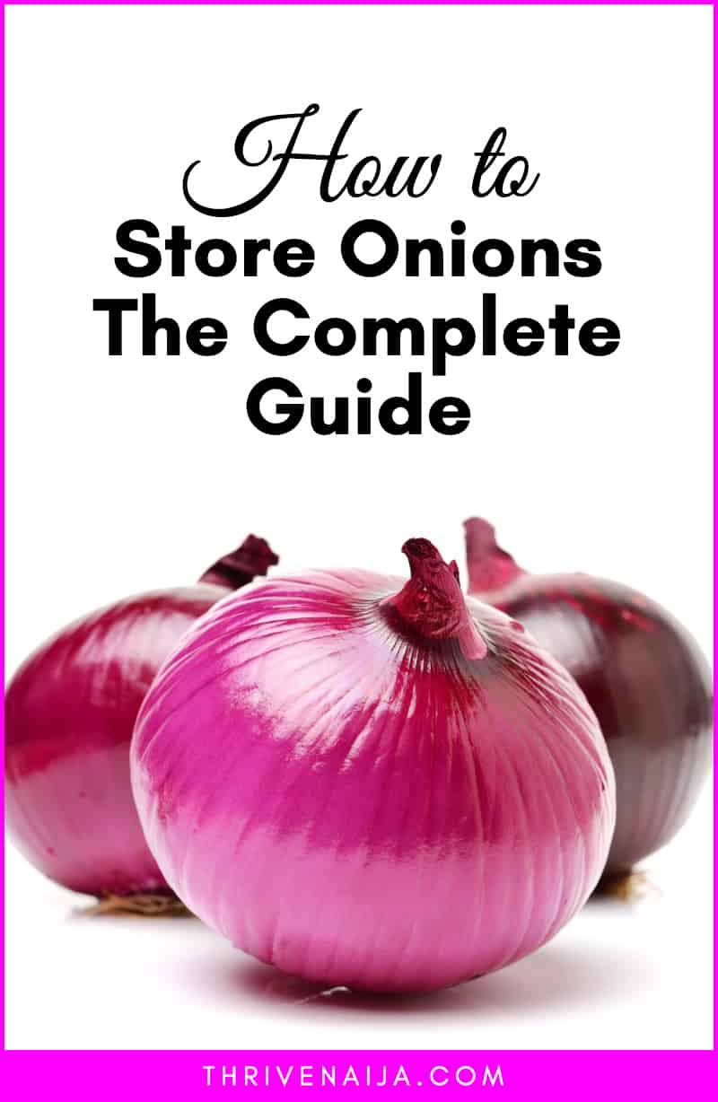 how to store onions at home