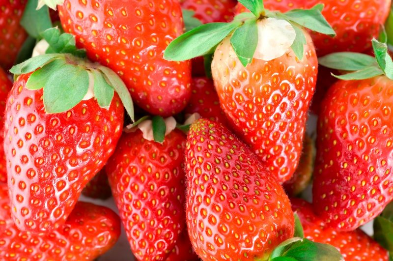 Mouthwatering strawberries