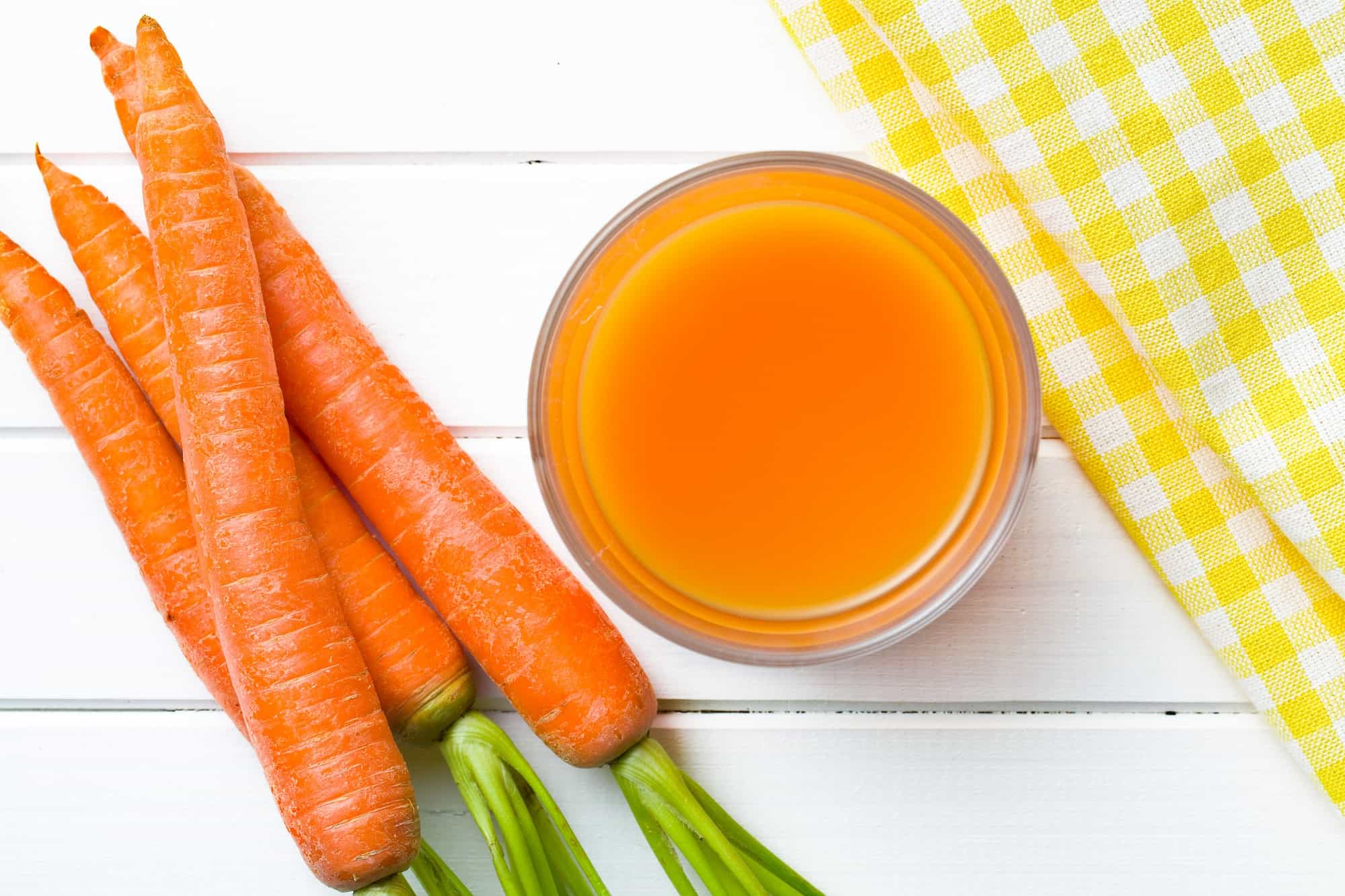 carrots and carrot juice