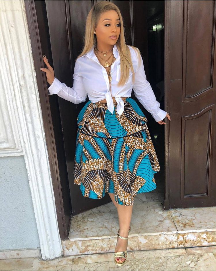 60 Latest Ankara Skirt Styles You Should Check Out ThriveNaija