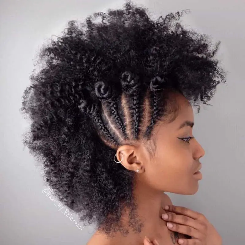 Hairstyles for short natural hair