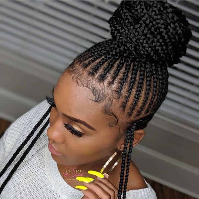 African braid hairstyle