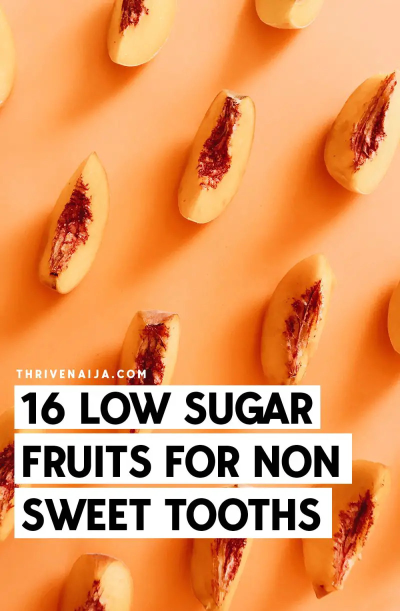 low sugar fruits