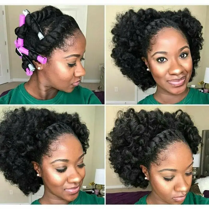 curly natural hairstyles