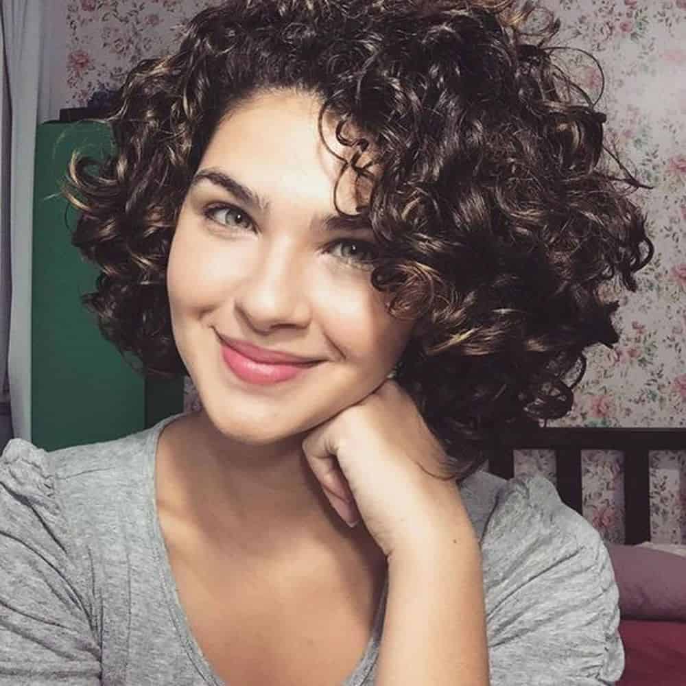 Curled Hairstyle