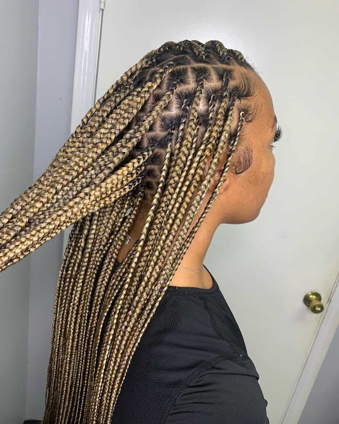 30 Box Braid Hairstyles Worth Trying In 2020 | ThriveNaija