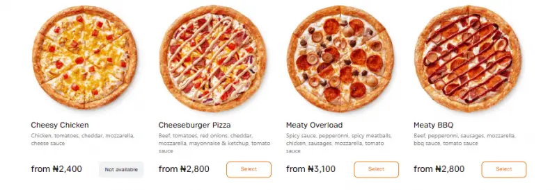 DODO pizza pricing