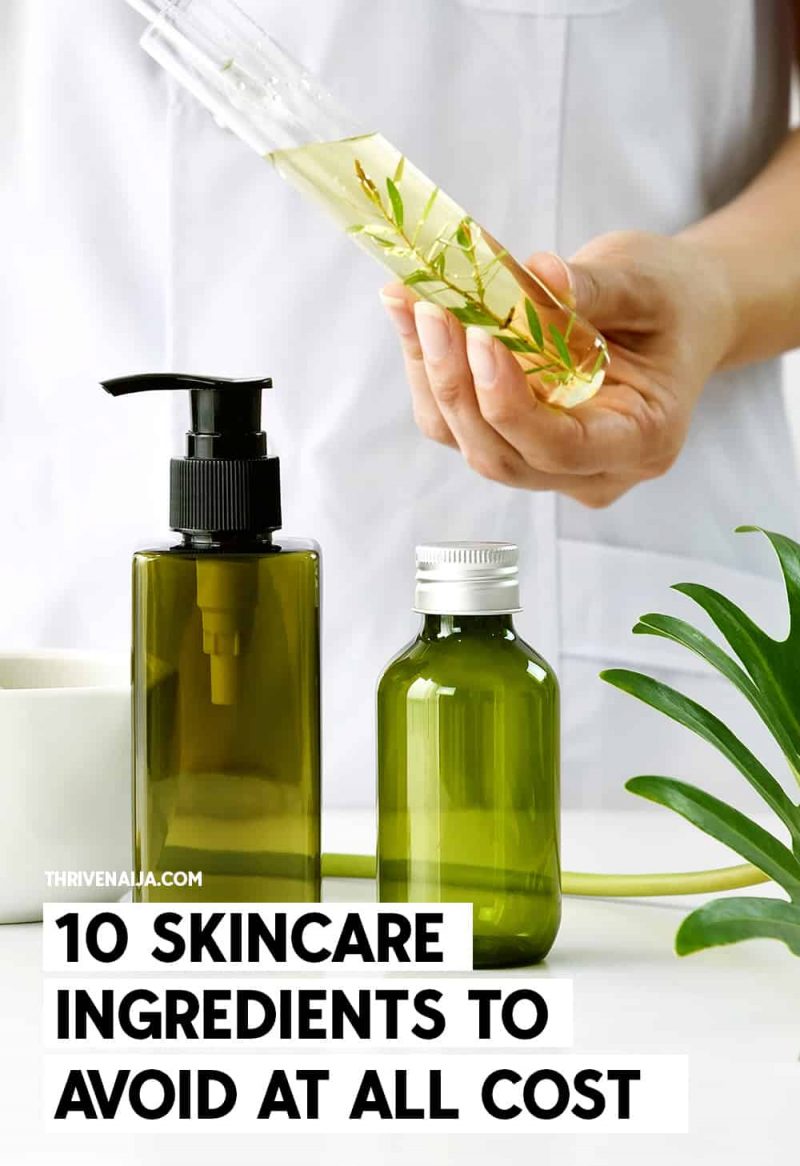 harmful skincare ingredients to avoid