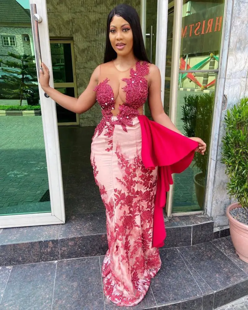 81 New Beautiful Lace Gown Styles For 2024 | ThriveNaija