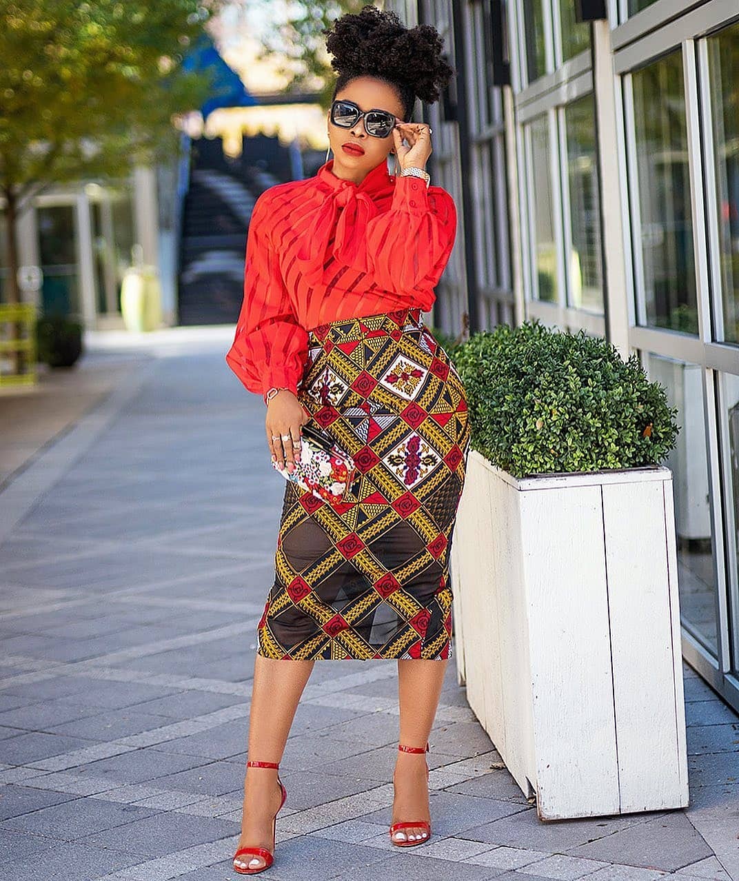 40 Latest Ankara Skirt Styles You Should Check Out | ThriveNaija