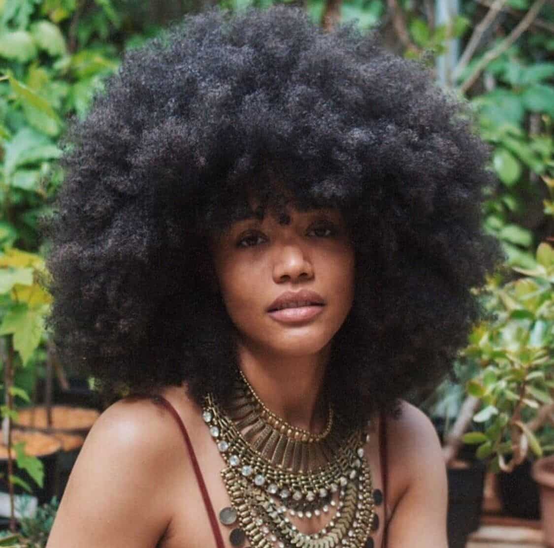 Afro hairstyles for natural hair