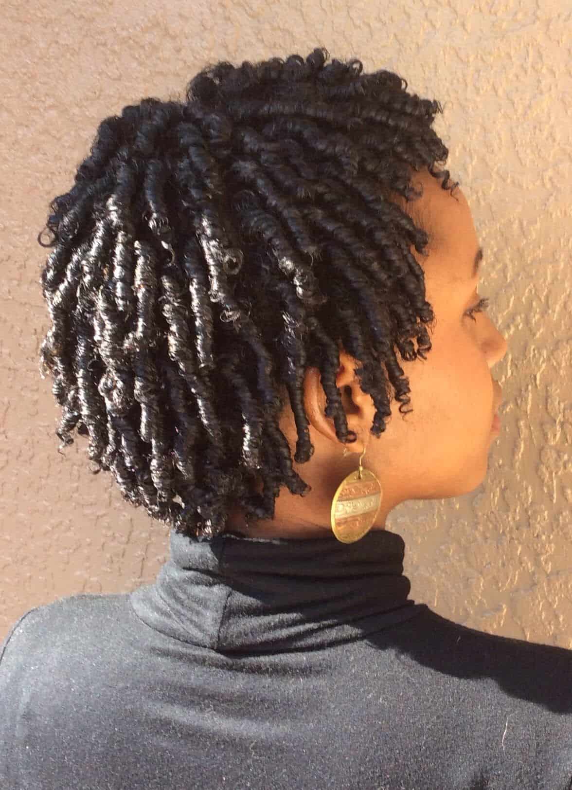 Flat twist hairstyles for natural hair