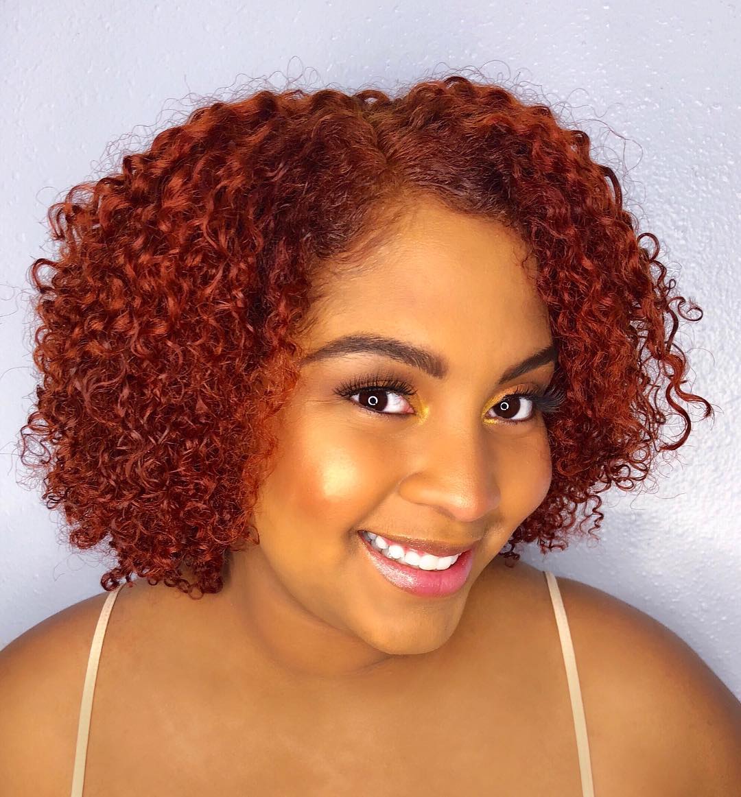 Short Colored Curls