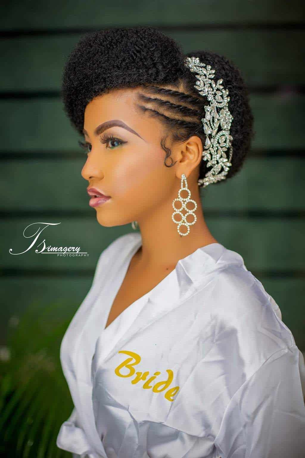 14 Natural Hair Bridal Styles You Can Replicate | ThriveNaija