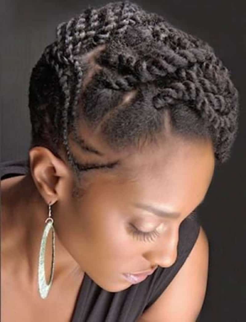 Natural twist out hairstyles