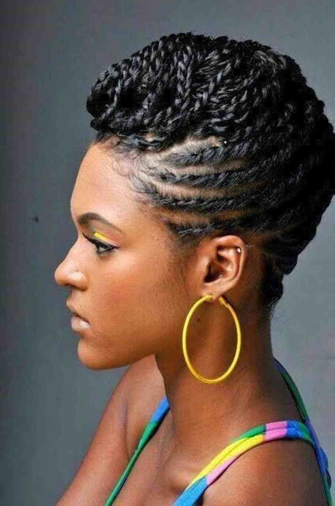 Natural twist out hair styles