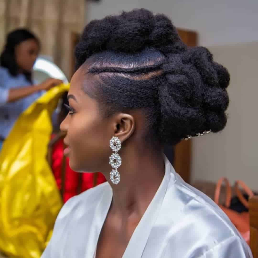 Natural Hair Bridal Styles