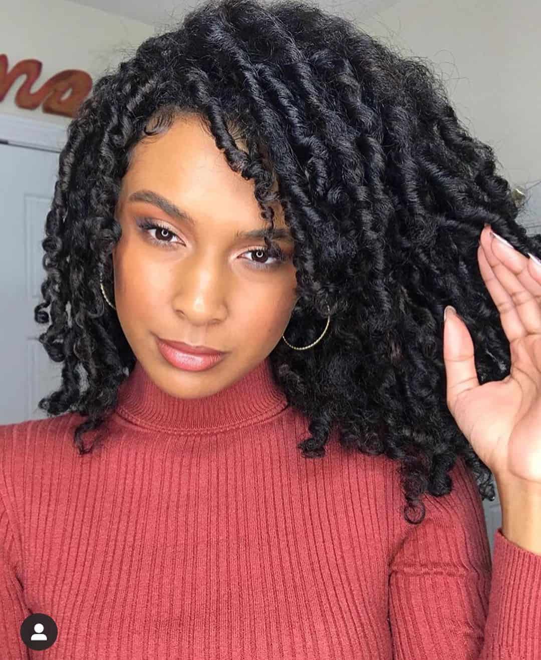 flat twist natural hair