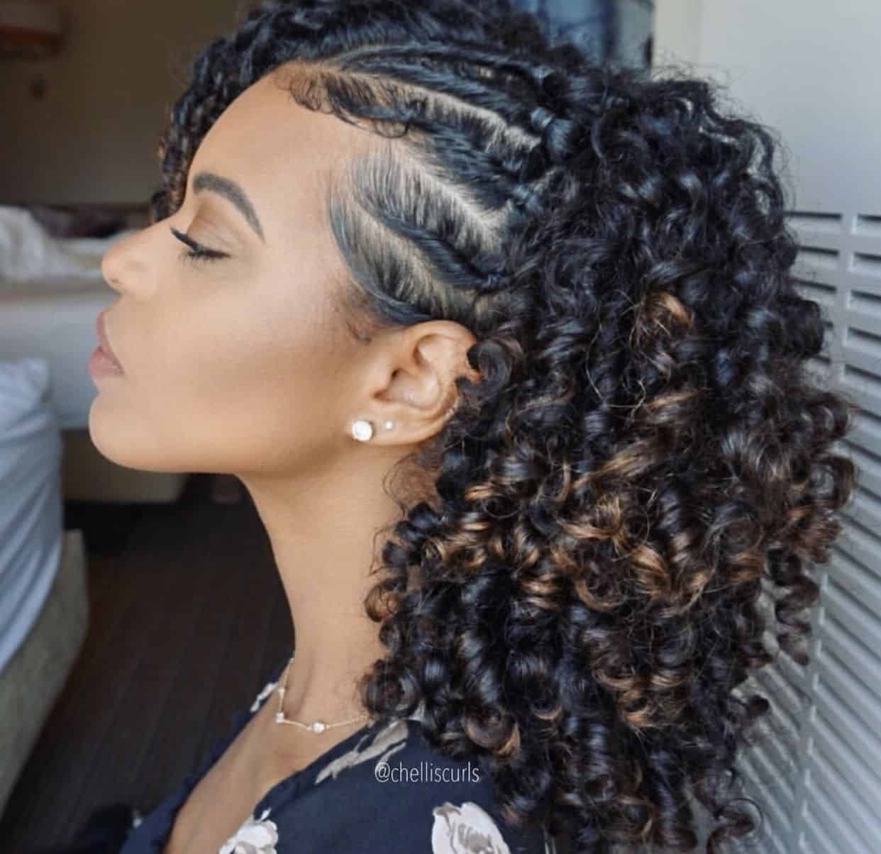 natural braid hairstyle