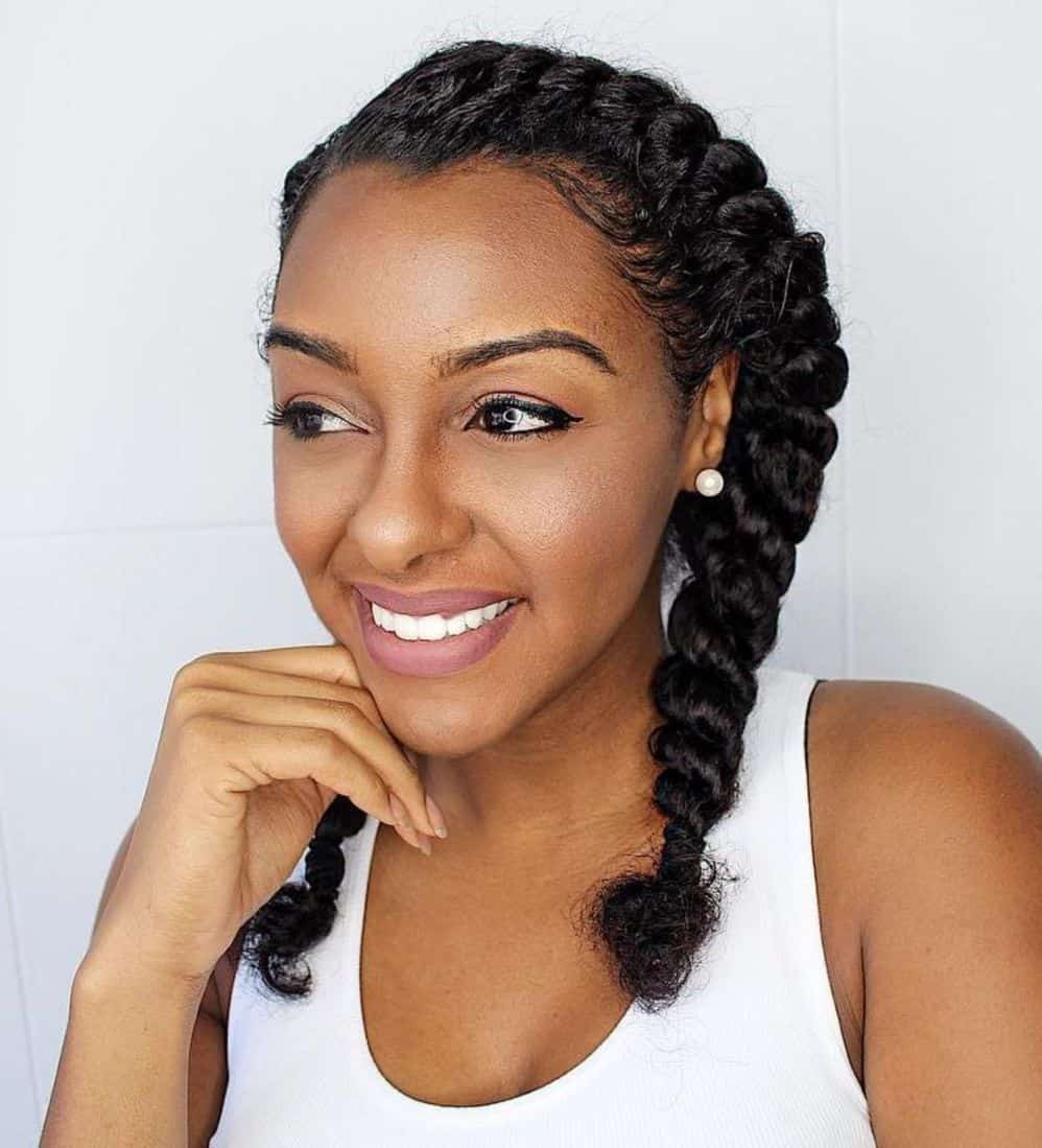 Get Your Style On: Two Stunning Black Hair 2 Braid Styles You Need to ...