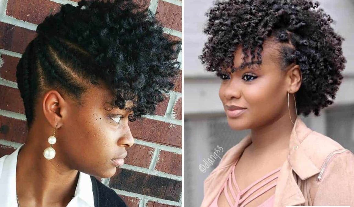 style short natural hair