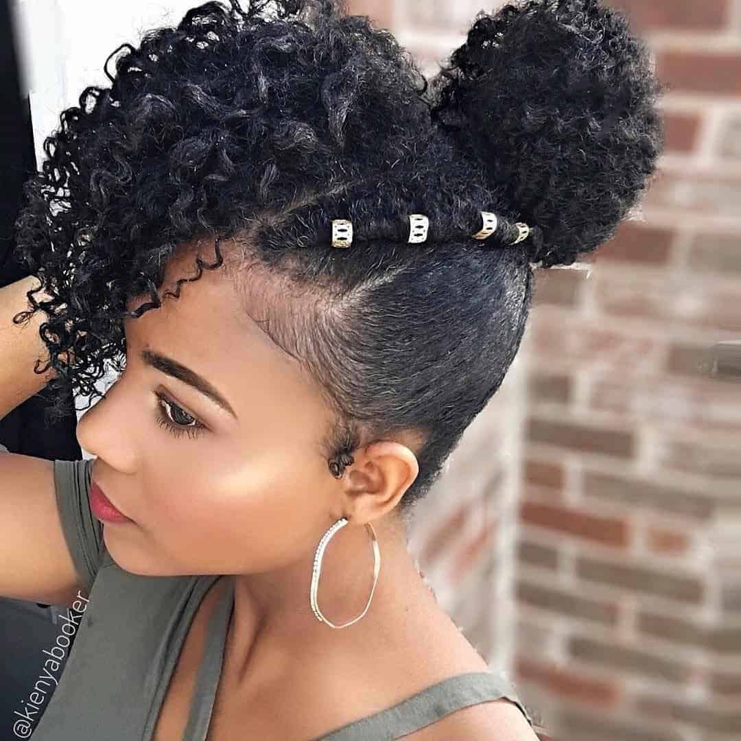 Short natural hairstyle