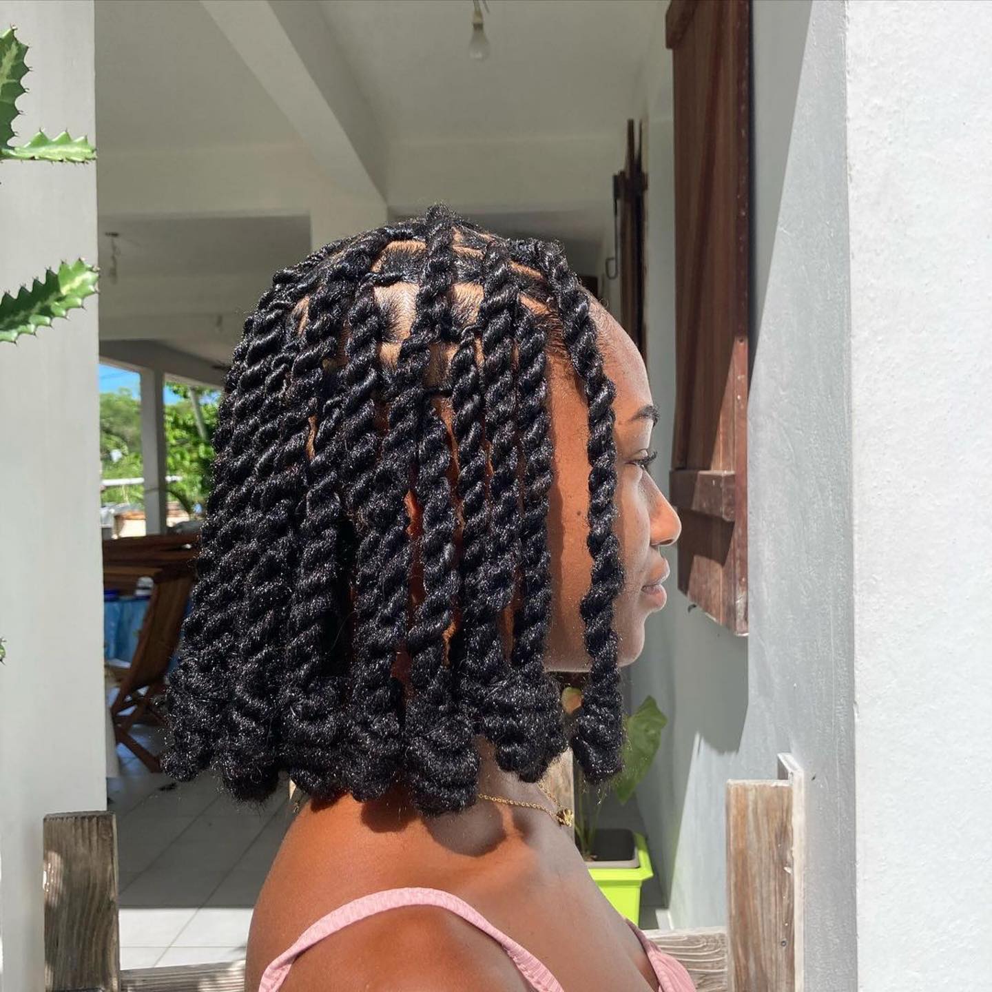 Twist With Invisible Locs