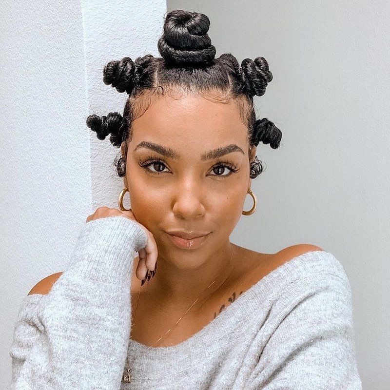 bantu knots hairstyle