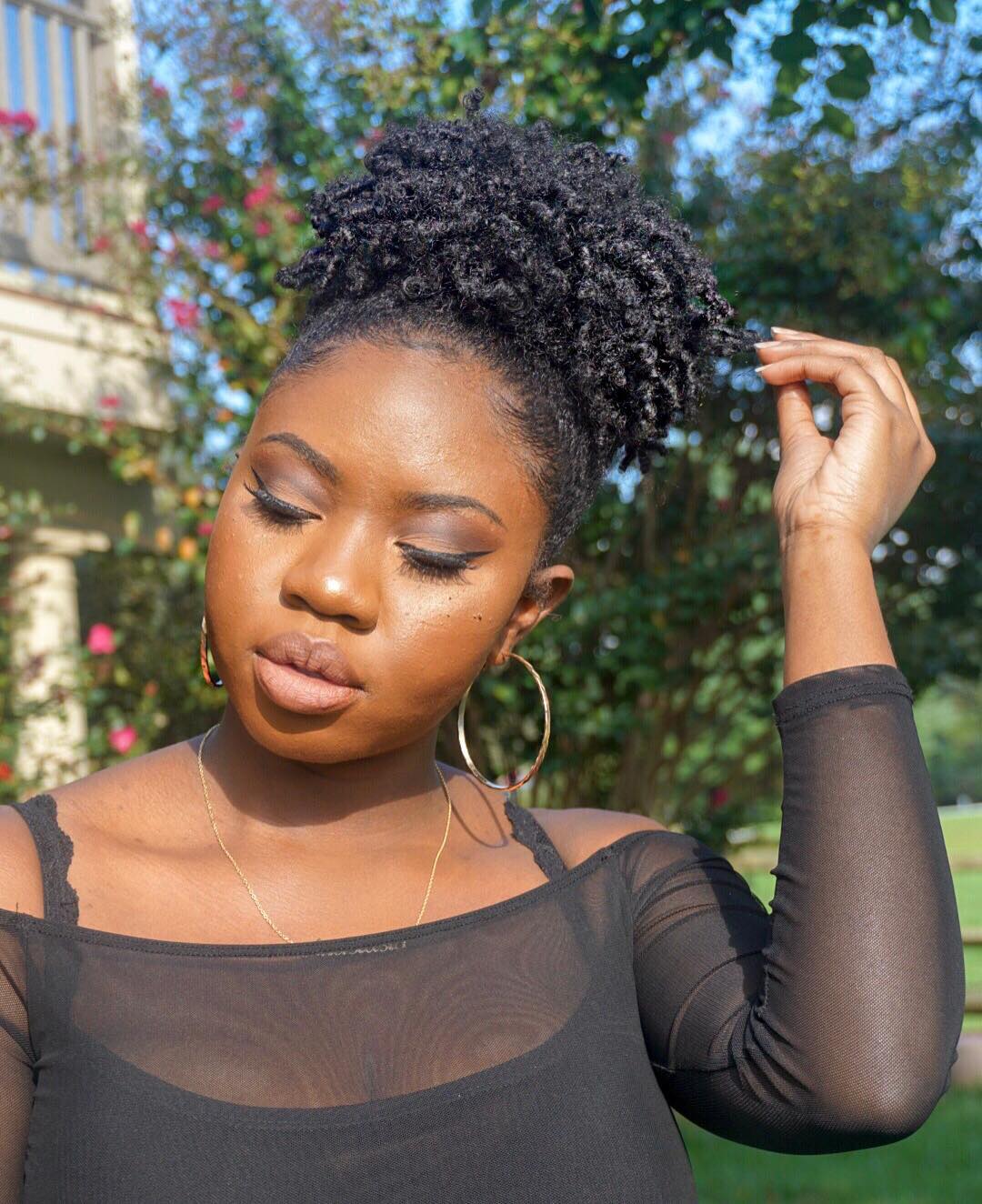 How to Do Natural Hair Bun At Home (21 Bun Style Ideas) | ThriveNaija