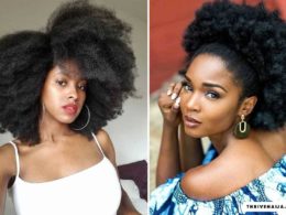 natural hair afro styles