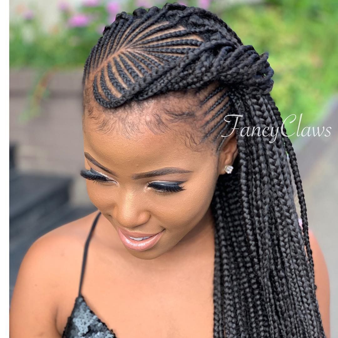 African braid hairstyle