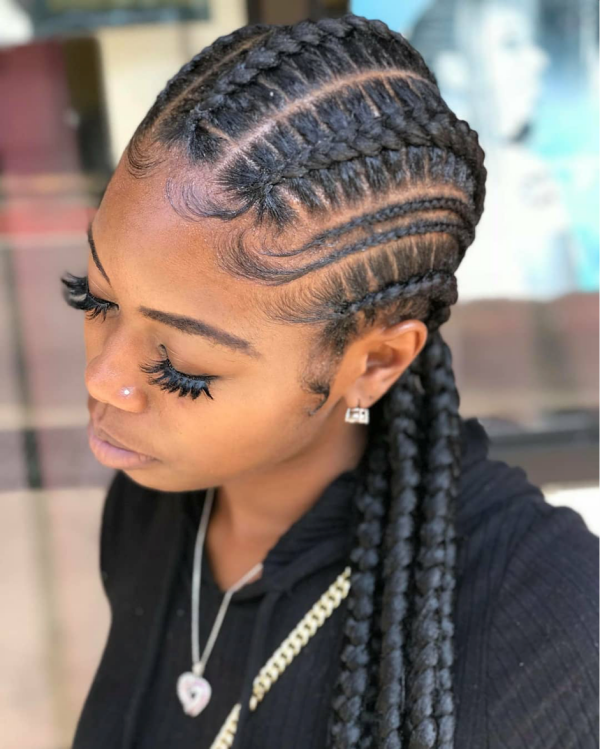 African braid hairstyle