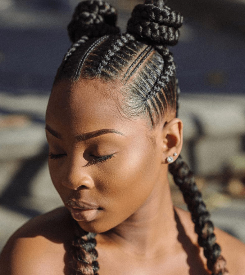 African braid hairstyle