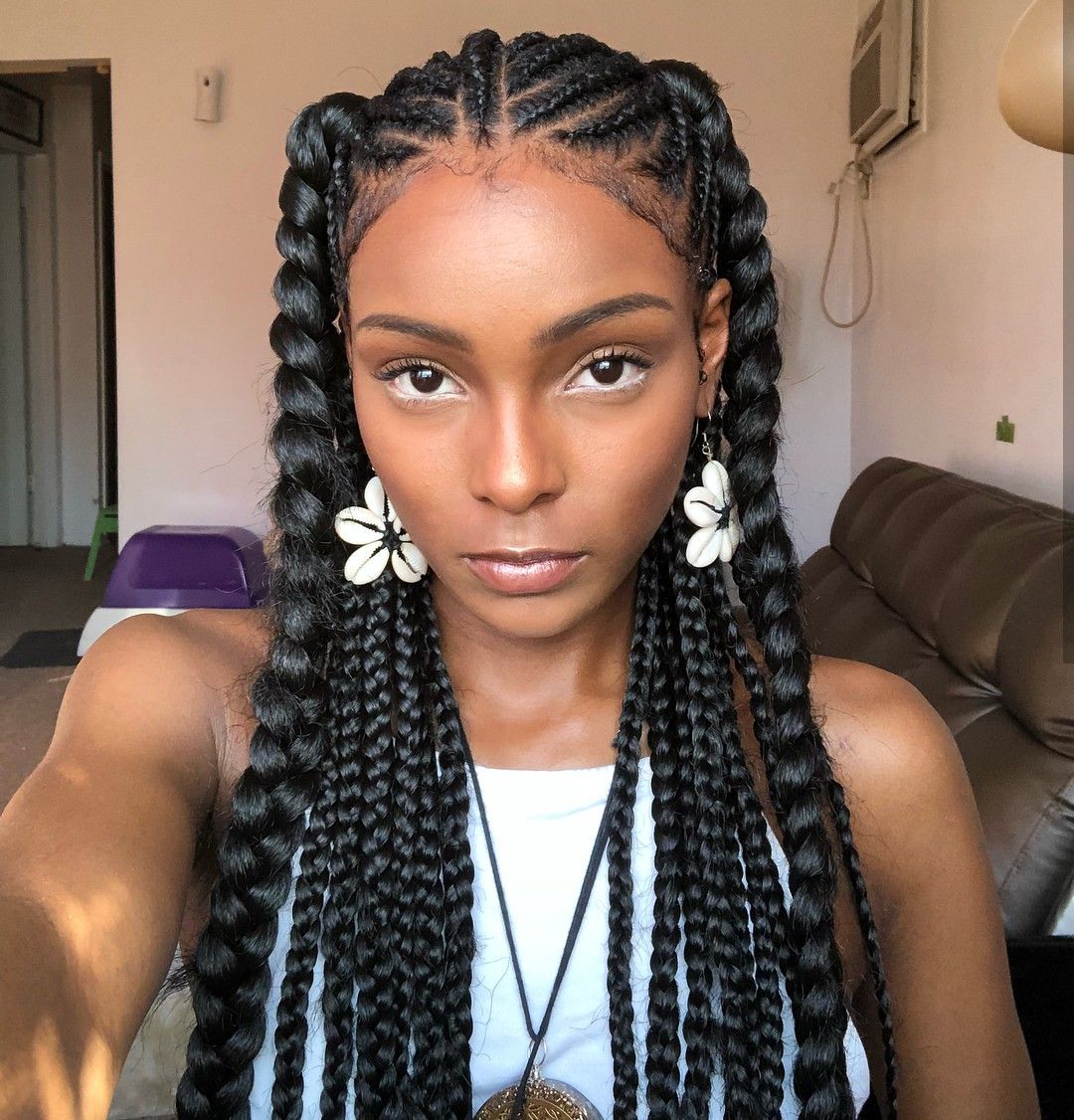 African braid hairstyle