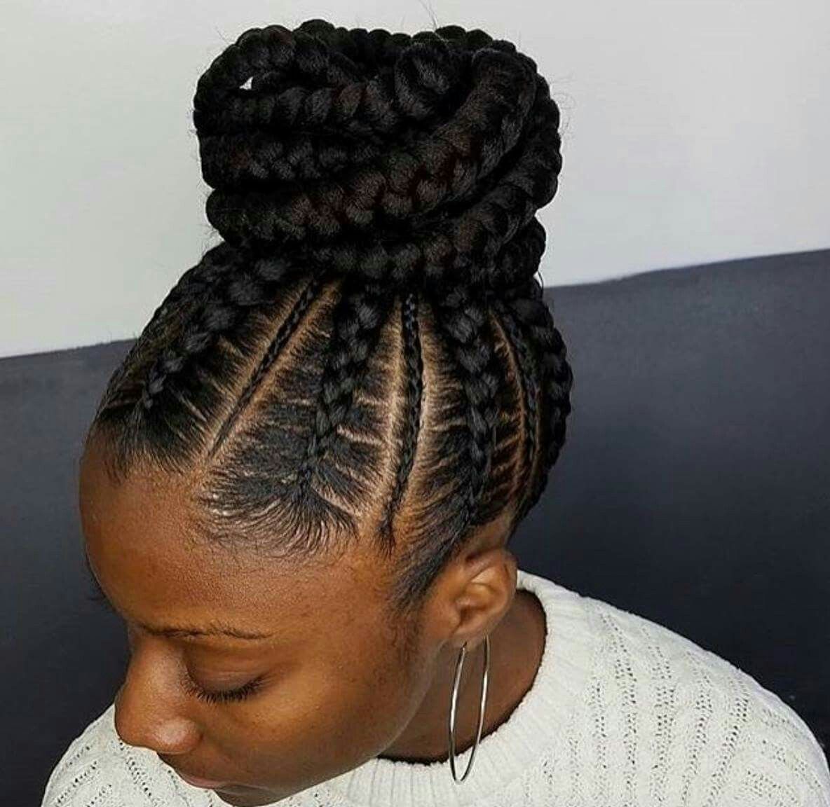 African braid hairstyle