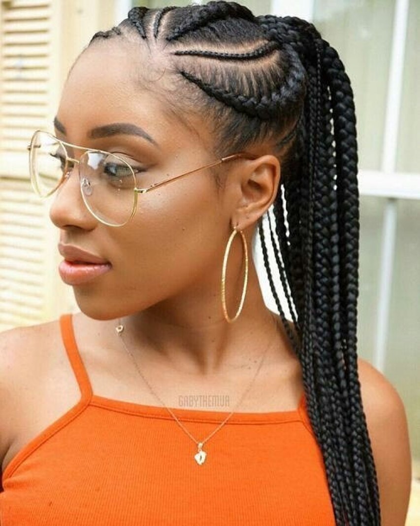 African braid hairstyle