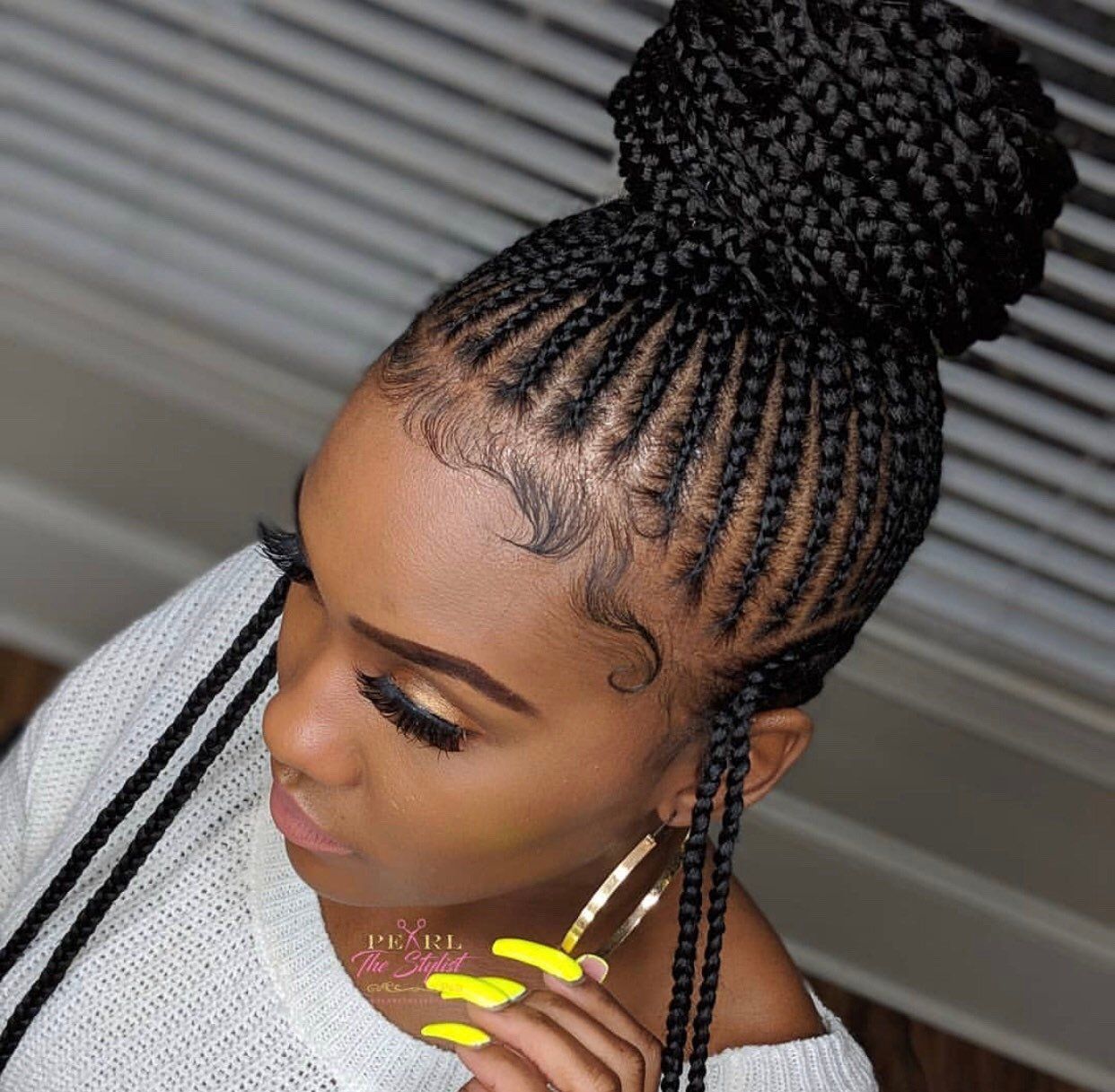 African braid hairstyle